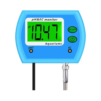 1 Peça 2 Em 1 PH / CE Medidor Multi-Parâmetro de Qualidade da Água Monitor de Acidímetro Para o Aquário Plug EUA