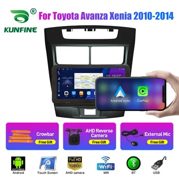 10.33 Polegadas Rádio do Carro Para Toyota Avanza Xenia 10-14 2Din Android Octa Core de som do Carro GPS de Navegação de Jogador QLED Tela Carplay