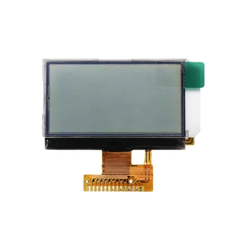 12864 COG tela LCD de porta serial 14PIN de solda ST7567 driver de LCD com fundo branco e texto em preto e mostrador de matriz de pontos ultra fino