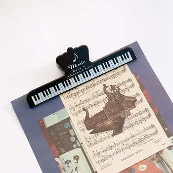 1pcs de Livro de Música de Página de Suporte do Indicador Folha de Música do Clip de Música da Folha de Clipe de Suporte para Teclado de Piano se destaca e Livros Adorável Página
