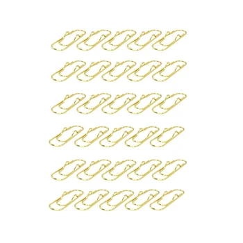 30PCS Metal Lápis, Clips de Multifunctionional Ouro Caneta, Clips de Papel, Clipe de papel de carta Ferramenta de Aço Inoxidável Clipe de Papel Titular