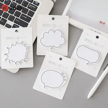 30sheets Branco Minimalista Diferentes Diálogo Formas Notas Auto-Vara Auto-Adesivo lembretes para os Alunos Home Office