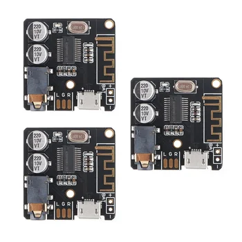 3Pcs Receptor de Áudio Bluetooth Placa B T 5.0 DIY de Áudio Estéreo Amplificador 3.7-5V Carro Amplificador de alto-Falante sem Fio