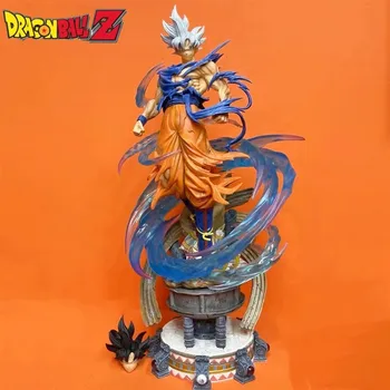 49cm Dragon Ball Anime Figura Gk Ultra-Ins Son Goku Pvc Figura de Ação, Filho de Goku Vida Colecção de Brinquedos Estátua Modelo Presente de Aniversário