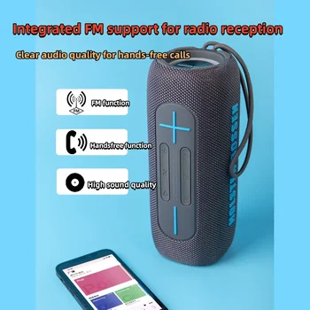80W Bluetooth alto-Falante ao ar livre Impermeável Portátil Acampamento ao ar livre Estéreo Cor de Baixo-Falante Bluetooth Parlante Bluetooth Altavoz
