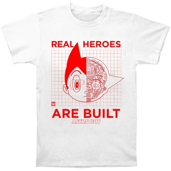 Astro Boy Verdadeiros Heróis São Construídos Licenciado Adulto Camiseta