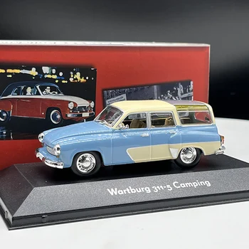 Atlas 1:43 Escala Fundido de Liga de DDR Wartburg 311-5 Vintage Carro de Brinquedo Modelo Clássico de Nostalgia Adultos Coleção da Lembrança de Exibição