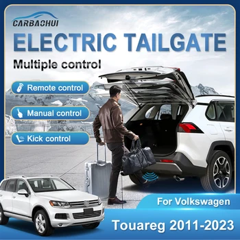 Carro Elétrico da porta da Bagageira Automática de Elevação Eléctrica Tronco Unidade Chute Sensor de porta traseira kit de potência Para a Volkswagen VW Touareg 2011-2023