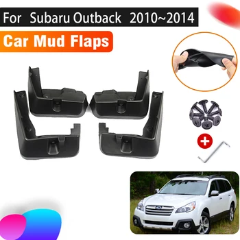 Carro Pára-Lamas Para Subaru Outback Acessórios De 2010~2012 2014 Do Carro Mudflap Dianteiro E Traseiro Retalhos De Respingo De Lama Fender Acessórios Mud Flaps