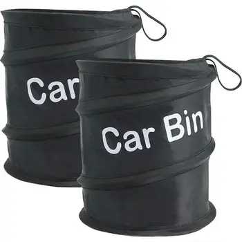 Coleção Saco Portátil Dobrável Carro de Trás do Assento de Lixo Reutilizável Leve Oxford Pano de Bandeja para o Acampamento de Fecho de Fita Dobrável