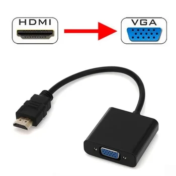 Compatível com HDMI para VGA Conversor Analógico para Digital 1080P Cabo Para Xbox PS4 PC Portátil Caixa de TV para Projetor Displayer HDTV
