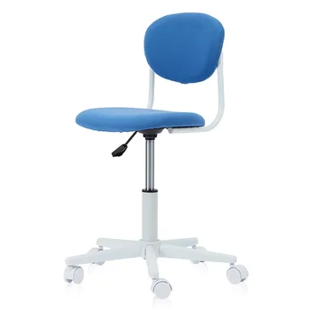 De móveis da América Deke 12 em Cadeira de trabalho com Altura Ajustável & Giro de 180 lb. Capacidade, Azul