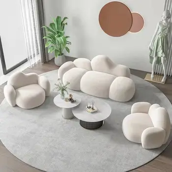Design moderno conjunto de móveis de sala de estar, sofá crianças sofás Confortáveis nuvem sofá