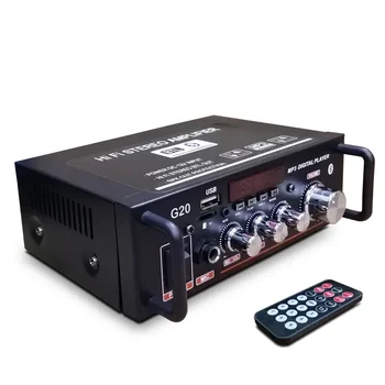 Digital da área de Trabalho de Áudio Bluetooth Amplificador de Potência Loja de sala de Aula, Casa, APARELHAGEM hi-fi, Home Theater Karaoke Sistema de Som do alto-Falante do Subwoofer G20