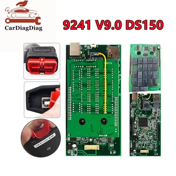 Duplo PCB 9241A V9.0 V9.1 BT USB VD150 TCS Pro Nova Versão 2021.11 Caminhões Carros Ferramenta de Diagnóstico OBD OBD2 OBDII Scanner