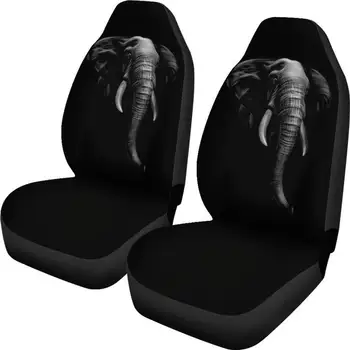Elephant Car Seat Covers (Conjunto De 2) - Universal Carro da Frente e o Suv banco Cobre - Personalizado Assento Protetor de - Carro-Acessórios - presente para