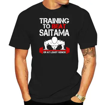 Formação para Bater de Saitama, Ou pelo Menos Genos T-Shirt Um Soco Homem T-Shirt