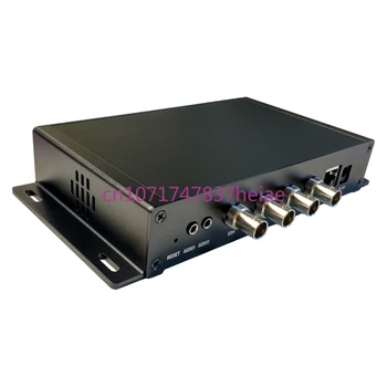 H265 HEVC H264 Streaming IPTV 4 Canais HD SDI PARA IP SRT RTMP RTSP UDP HLS HTTP 4K de Vídeo Mini Digital Codificador Para o Hotel Facebook