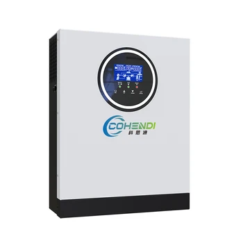 Híbrido Solar inversor 3000 watts 3000W 3kW 90 - 450V de entrada do PV com 80A MPPT carregador solar controlador de