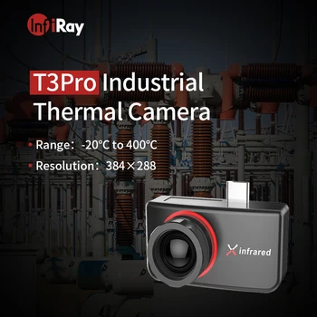 InfiRay T3pro Câmera Térmica Industrial câmera de Imagem Térmica Câmera de telefones Inteligentes Android Tipo C Gerador de imagens Exterior Night Vision