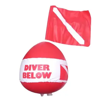 Inflável Flutuante com Bandeira de Mergulho Float Mergulhador abaixo da Bóia de Graça Mergulho equipamento de Mergulho Mergulho de Superfície de Sinalização