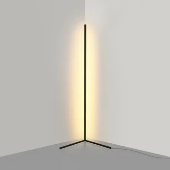 Minimalista moderna luminária de LED Dimmable Chão Luzes Nórdicos, Sala de estar, Quarto, Sofá-Candeeiro de Pé Decoração Interior Luminárias