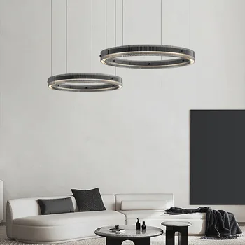 Moderno, simples LED candelabro designer de sala de jantar de vidro da lâmpada sala de estar iluminação do quarto