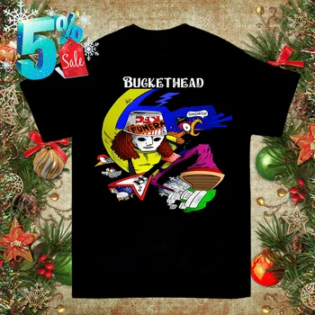 Novo Popular Buckethead Feliz Natal a Todos os Tamanho S para 5XL T-shirt BC3767