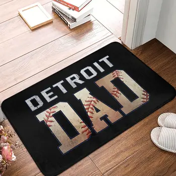O Amor De Beisebol Detroit Tigers Anti-Derrapante Capacho Cozinha MatAmerican Time De Beisebol Da Liga Em Carpete Tapete De Boas-Vindas Tapete Decoração De Casa