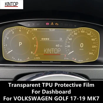 Para VOLKSWAGEN GOLF 17-19 MK7/MK7.5 Painel Transparente TPU Película Protetora Anti-risco Reparação Filme Acessórios para Montar