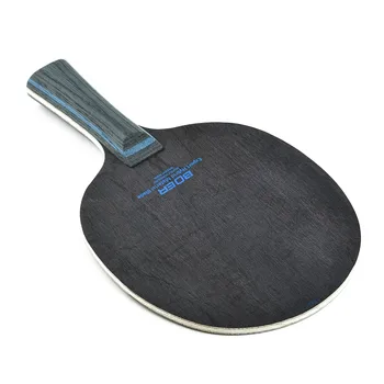 Raquete De Tênis De Mesa De Lâmina De 7 Dobras De Ping Pong Lâmina De Esportes Horizontal Aperto De Alça Longa Pá De Ping Pong De Fibra De Carbono