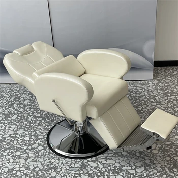 Reclinável Salão de Beleza Cadeira Tratamento de Tatuagem Profissional, Barbeiro Cadeira de Luxo Ergonômico Behandelstoel Barbeiro Móveis LJ50BC