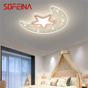 SOFEINA Simples Luz de Teto Contemporânea Lua dispositivos Elétricos da Lâmpada de LED Decorativa da Casa para o Quarto de Cama