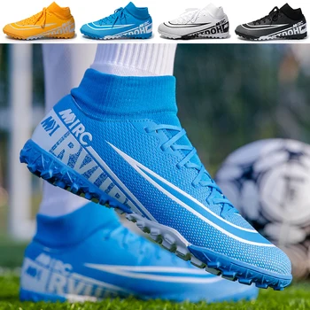 Sapatos de futebol Society de Crianças Botas de Futebol de Topo no Futebol Chuteiras Respirável Sapatos de Futebol de Crianças Meninos Ag Tf Futebol de Inicialização 2023