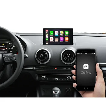 Sem fio Carro Interface de Áudio da Apple CarPlay Para AUDI A3 8p 8v 2014-2020 MMI3G/MIB CarPlay Câmera de Vídeo Interface de Conexão wi-FI