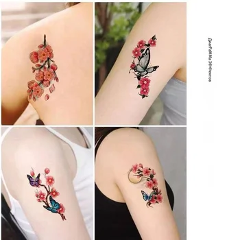 Tatuagem temporária de papel para jato de tinta etiqueta da tatuagem, a pintura corporal, mão, perna, pescoço etiqueta da tatuagem descartável etiqueta da tatuagem
