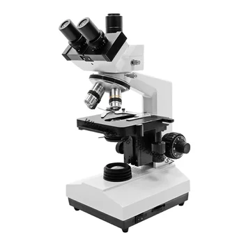 XSZ-107BN-T 40-1600XTrinocular Microscópio Lâmpada Led Biológica