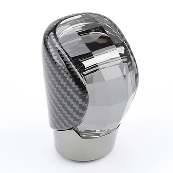 Para NX RX ES É de cristal alavanca de câmbio, alavanca de lidar nx200t rx300 LED luminoso botão de mudança de marcha